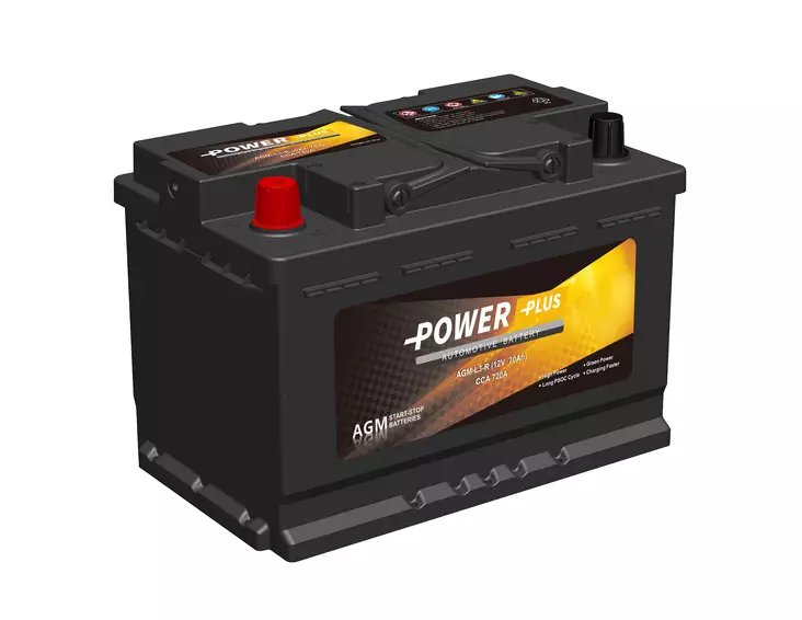 Power Plus Auton akku AGM-L3-R 12V 70Ah - Muiden merkkien käynnistysakut - 7019 - 1