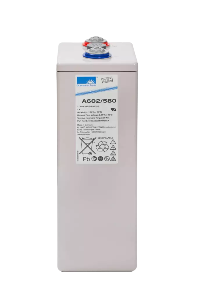 Sonnenschein geeliakku A602/580 2v582Ah - Geeli ajovoima- ja teollisuusakut - 700349 - 1