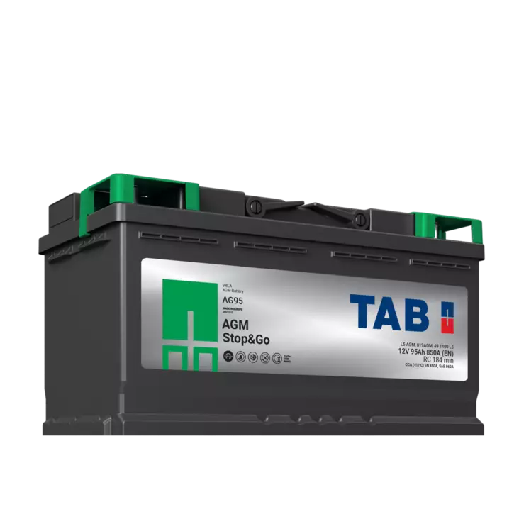 TAB käynnistysakku EcoDry AGM AG95 12V 95Ah 850A(EN - Tab käynnistysakut - 3838807008939 - 3