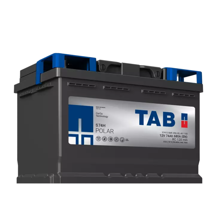 TAB käynnistysakku Polar S S74H 12V 74Ah 680A(EN - Tab käynnistysakut - 3838807027039 - 2