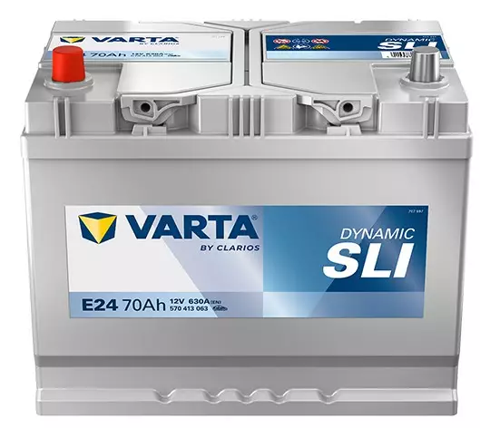 Varta Blue E24 12V 70Ah 630A - Varta käynnistysakut - 4016987119709 - 1