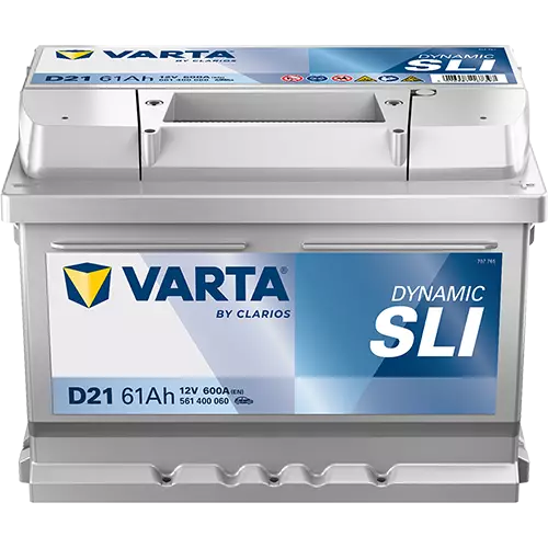 Varta Silver D21 12V 61Ah 600A - Varta käynnistysakut - 5684139 - 1