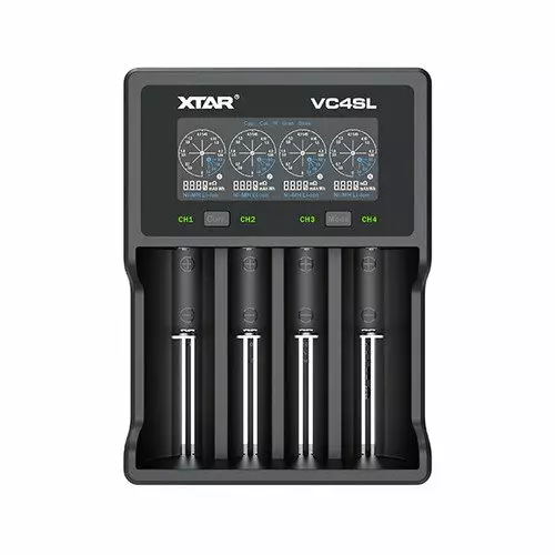 Xtar Laturi VC4SL - NiCd-,NiMH-,Li-ion-, LiPo-laturit - 6952918344339 - 1